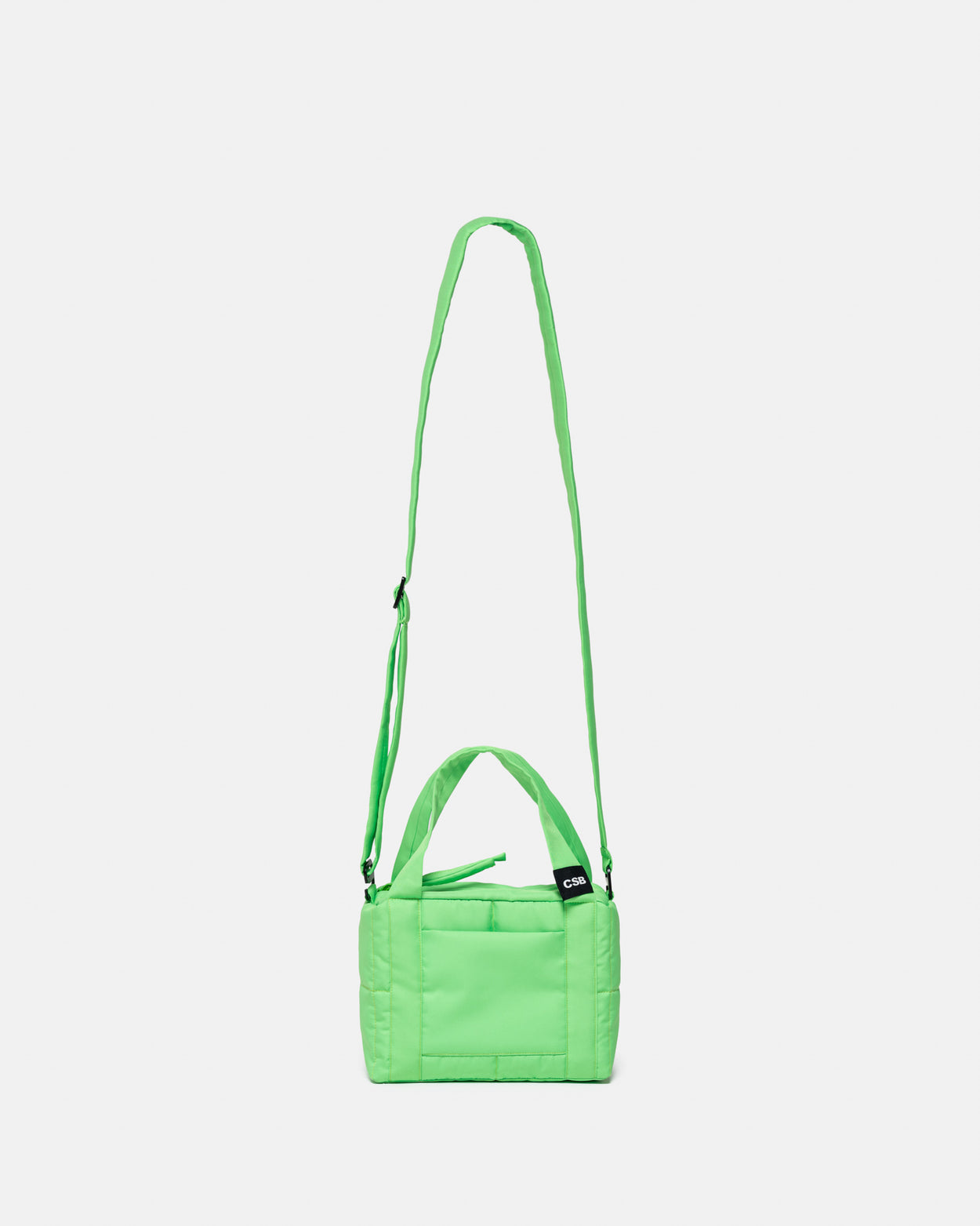 Neon Green Mini Puffer Bag