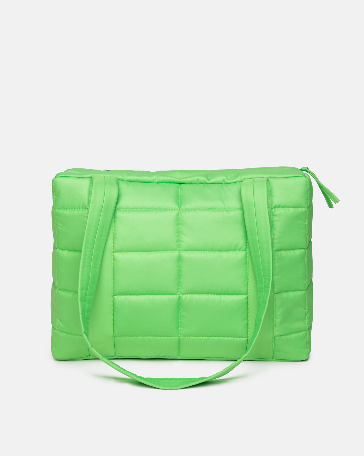Green Midi Puffer Bag