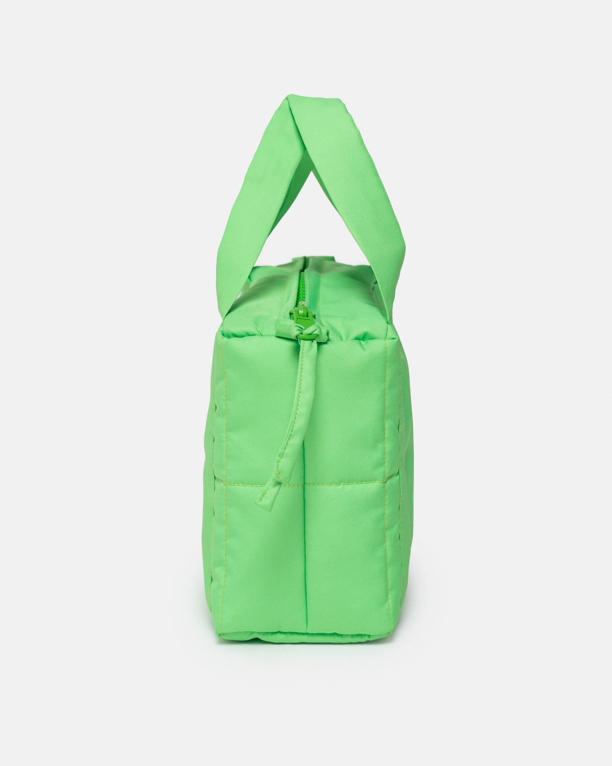 Neon Green Mini Puffer Bag
