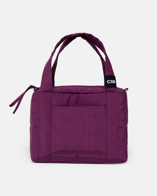 Aubergine Mini Puffer Bag