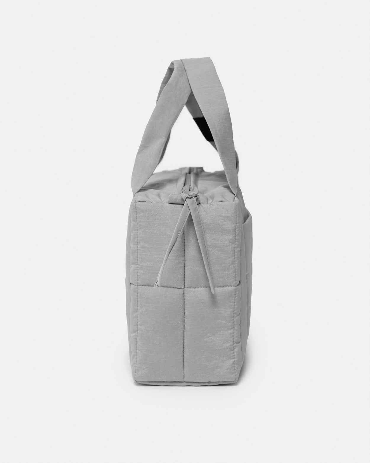 Silver Mini Puffer Bag