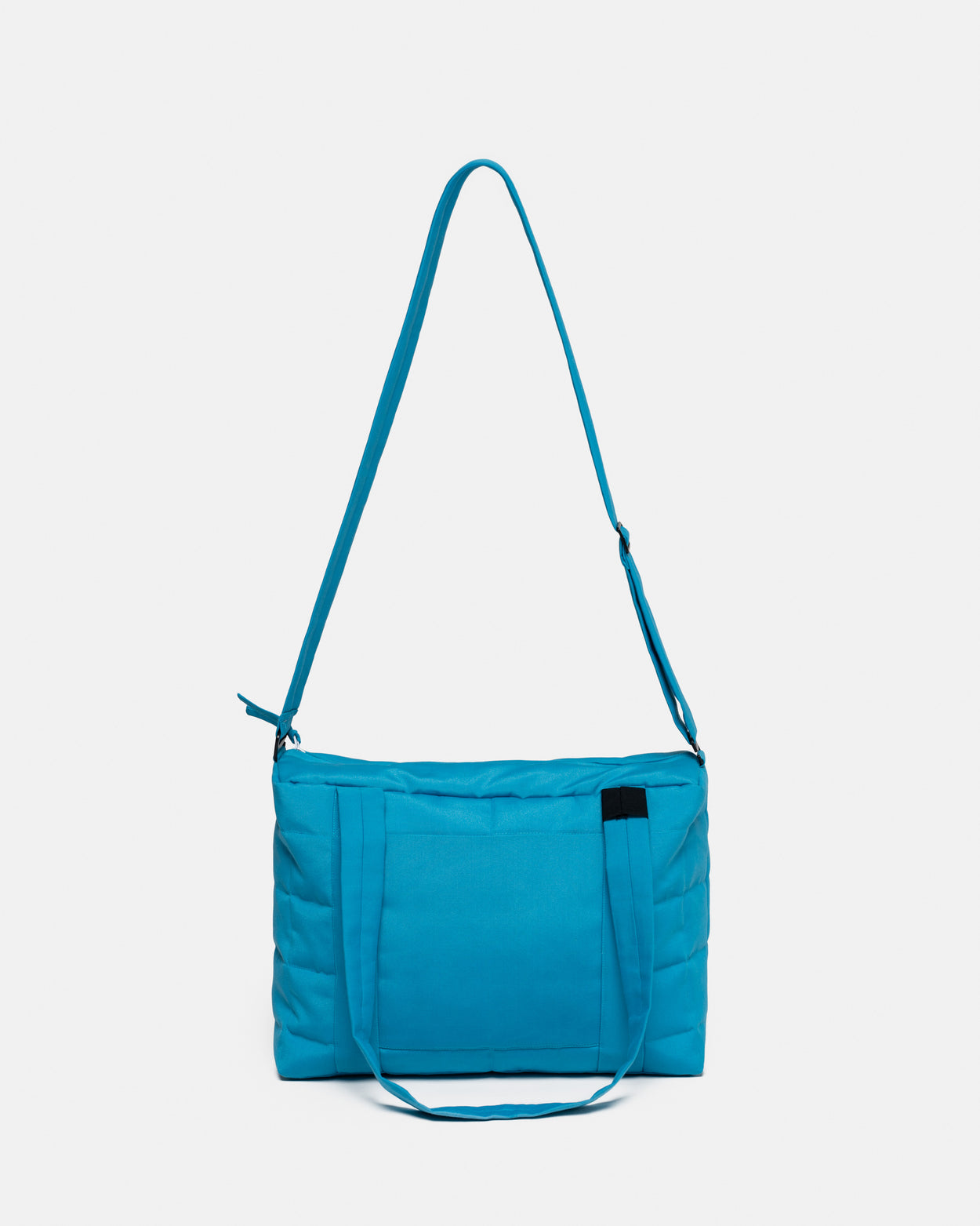 Turquoise midi puffer bag