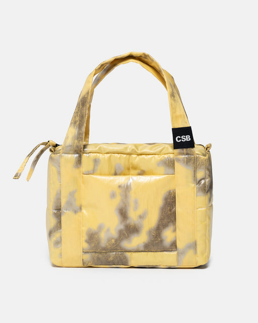 Cloudy Yellow Mini Puffer Bag