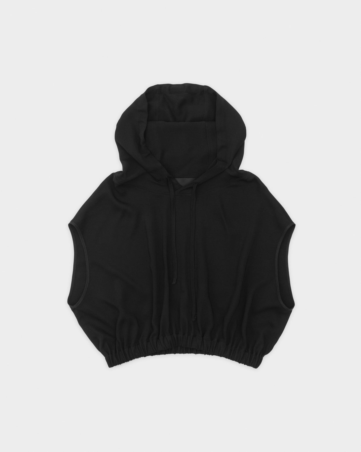 Cropped Sleevless hoodie