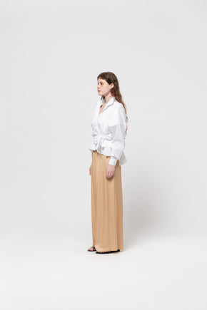 The Gold Wide Pants