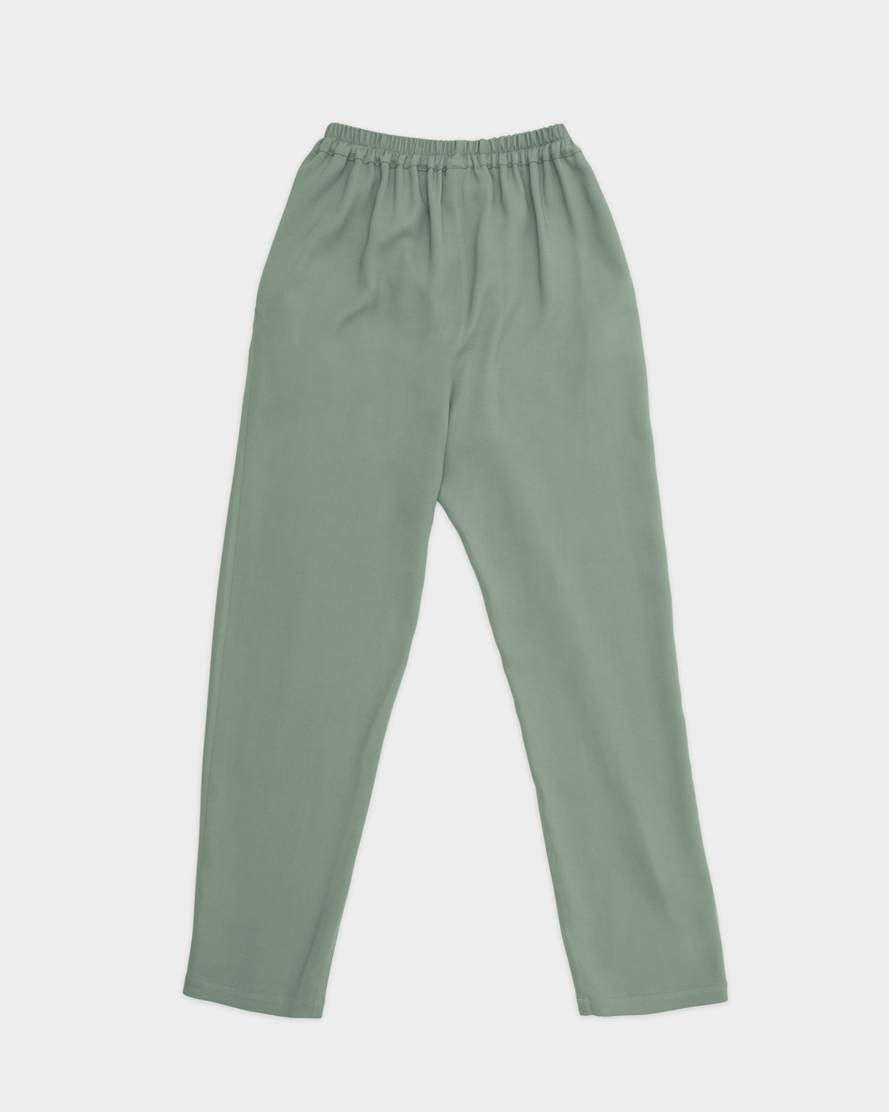 Green Straight Pants