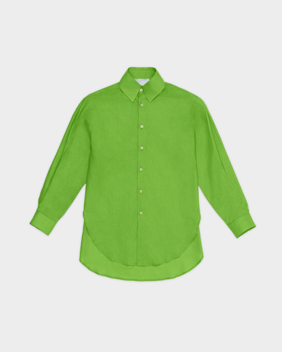 Loose-Fit Green Shirt