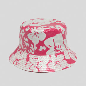 Pink Flower Bucket Hat