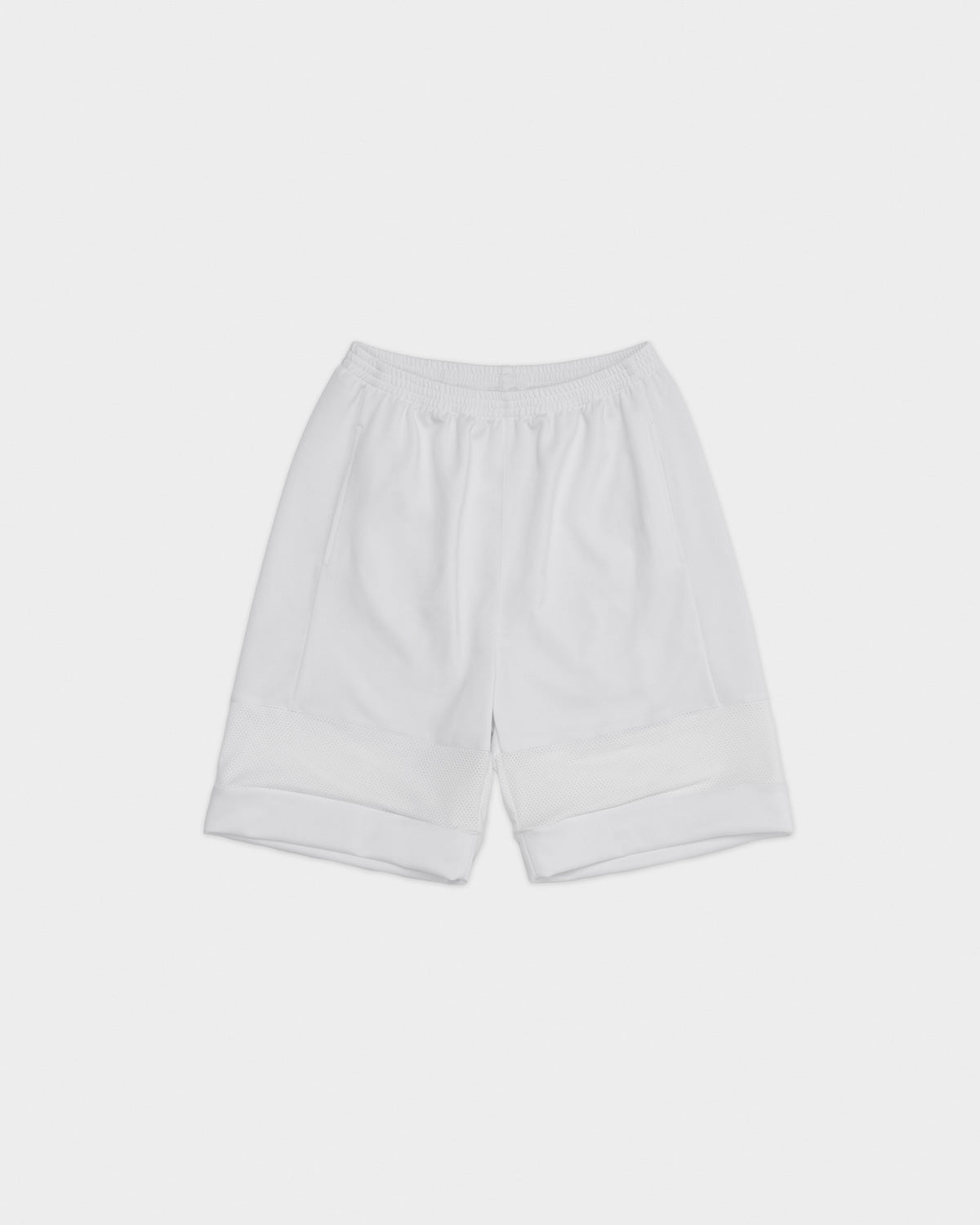 White Hoop Shorts